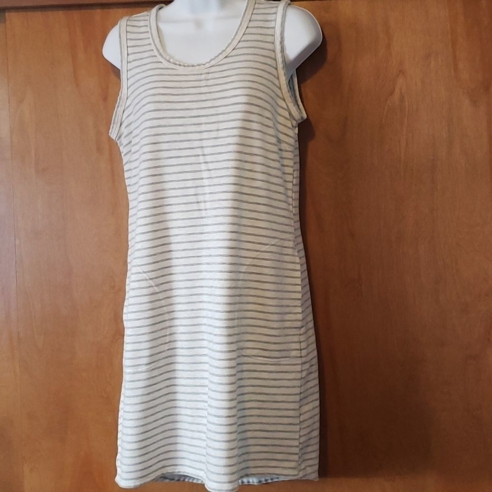 𝅺32 degrees cool dress striped small french terry